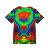 Orange Bear Rainbow Spirals Tie-Dye AOP Shirt | JamminOn