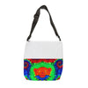 Orange Bear Rainbow Spirals Tie-Dye Tote Bag | JamminOn