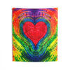 Rainbow Heart Tie-Dye Wall Tapestry | JamminOn