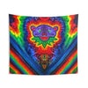 Purple Bear Chevron Tie-Dye Wall Tapestry | JamminOn