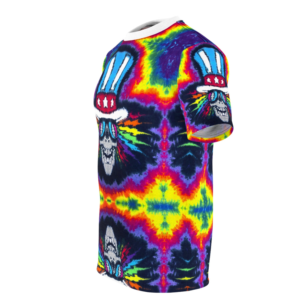Electric Uncle Sam Psychedelic AOP Tie-Dye Shirt | JamminOn