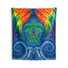 Rainbow Arch Sea Turtle Tie-Dye Wall Tapestry | JamminOn