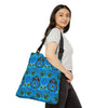Peace Sign Fire Tie-Dye Tote Bag | JamminOn