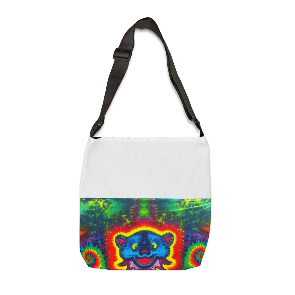 Blue Bear Heart Tie-Dye Tote Bag | JamminOn