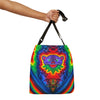 Purple Bear Chevron Tie-Dye Tote Bag | JamminOn
