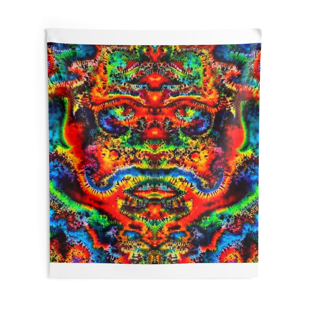 Abstract Mirror Mandala Tie-Dye Wall Tapestry | JamminOn