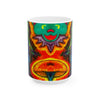 Bear and Mushroom Tie-Dye Ceramic Mug | JamminOn