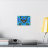 Stealie Turtle Mandala Tie-Dye Canvas Print | JamminOn