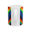 Purple Bear Chevron Tie-Dye Ceramic Mug | JamminOn