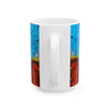Buffalo Skull Tie-Dye Ceramic Mug | JamminOn