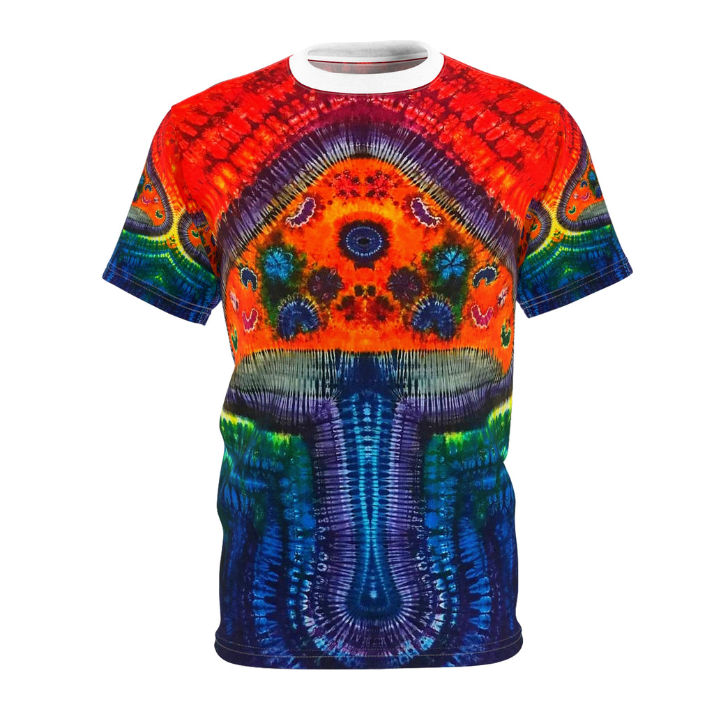 Psychedelic Mushroom Mandala Tie-Dye AOP Shirt | JamminOn