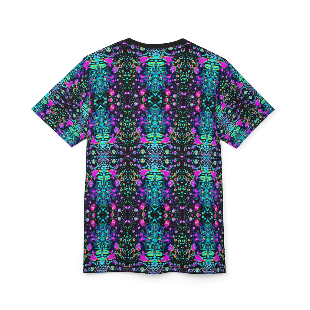 Cyan Liquid Light All Over Print Shirt JamminOn