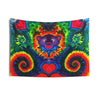Purple Dancing Bear Hearts Tie-Dye Wall Tapestry | JamminOn