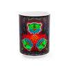 Triple Dancing Bears Tie-Dye Ceramic Mug | JamminOn