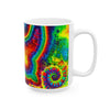 Om Symbol Rainbow Tie-Dye Ceramic Mug | JamminOn
