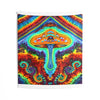 Psychedelic Mushroom Spiral Tie-Dye Tapestry | JamminOn