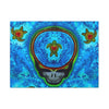 Stealie Turtle Mandala Tie-Dye Canvas Print | JamminOn