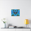 Stealie Turtle Mandala Tie-Dye Canvas Print | JamminOn