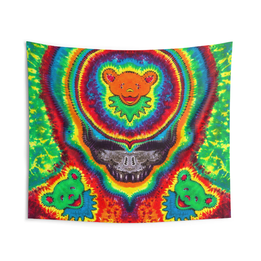 Steal Your Bears Tie-Dye Wall Tapestry | JamminOn