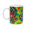 Om Symbol Rainbow Tie-Dye Ceramic Mug | JamminOn