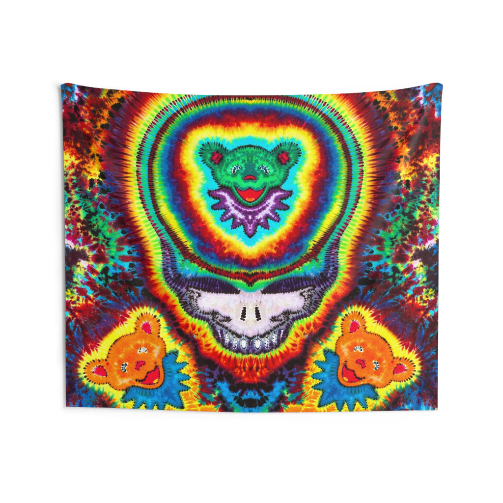 Jeremy's Bears Tie-Dye Wall Tapestry | JamminOn