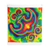 Om Symbol Rainbow Tie-Dye Wall Tapestry | JamminOn