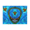 Stealie Turtle Mandala Tie-Dye Canvas Print | JamminOn