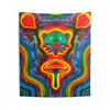 Bear and Mushroom Tie-Dye Wall Tapestry | JamminOn