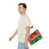 Rainbow Bear Full Spectrum Psychedelic Tie-Dye Tote Bag | JamminOn