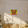 Rasta Lion Tie-Dye Canvas Print | JamminOn