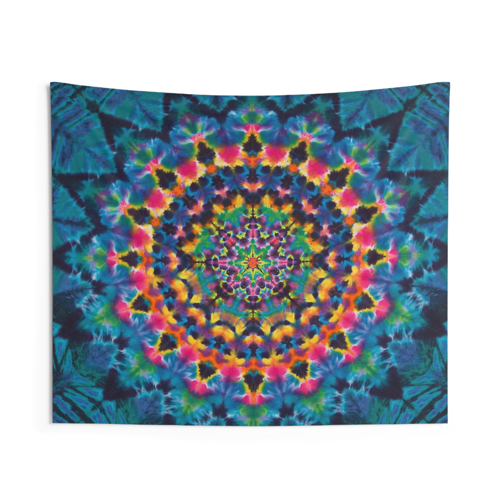 Galaxy Kaleidoscope Mandala Tie-Dye Tapestry | JamminOn