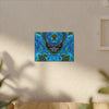 Stealie Turtle Mandala Tie-Dye Canvas Print | JamminOn