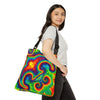 Kimpton Rainbow bird Tie-Dye Tote Bag | JamminOn