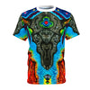 Buffalo Skull Tie-Dye AOP Shirt | JamminOn