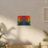 Psychedelic Mushroom Mandala Tie-Dye Canvas Print | JamminOn