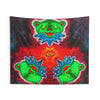 Triple Dancing Bears Tie-Dye Wall Tapestry | JamminOn