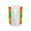Rainbow Heart Tie-Dye Ceramic Mug | JamminOn