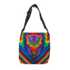 Purple Bear Chevron Tie-Dye Tote Bag | JamminOn