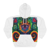 Dancing Bear Rainbow Hearts Tie-Dye AOP Hoodie | JamminOn
