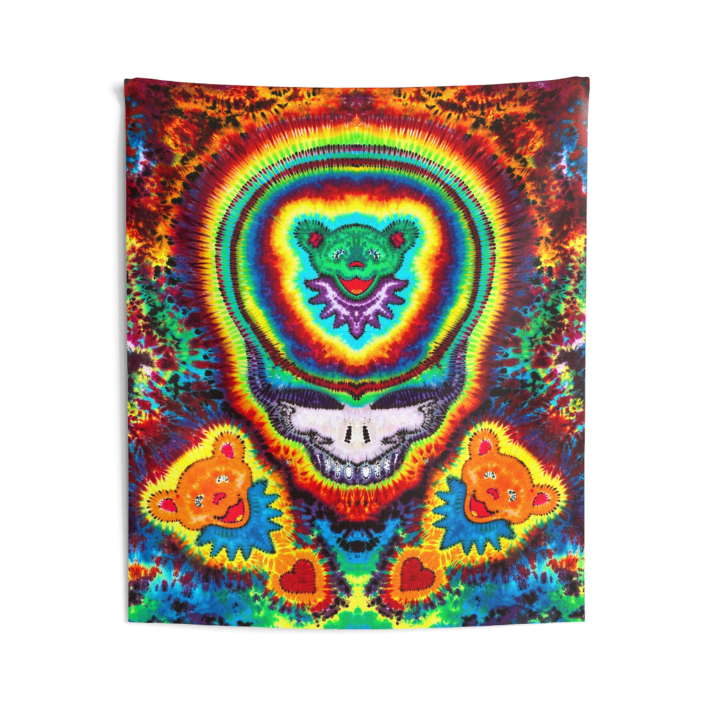 Jeremy's Bears Tie-Dye Wall Tapestry | JamminOn