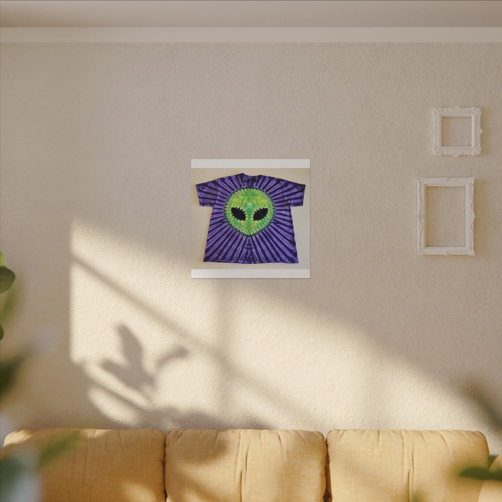 Alien Starburst Tie-Dye Wall Art Canvas Print | JamminOn