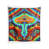 Psychedelic Mushroom Spiral Tie-Dye Tapestry | JamminOn