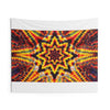 Solar Flare Star Mandala Tie-Dye Tapestry | JamminOn