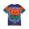Orange Bear Radial Tie-Dye AOP Shirt - JamminOn