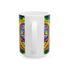 Stealie Skull Bear Heart Tie-Dye Ceramic Mug | JamminOn