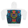 Cosmic Bear Hearts Tie-Dye AOP Hoodie | JamminOn