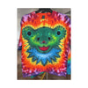 Rainbow Bear Full Spectrum Tie-Dye Wall Art Canvas Print | JamminOn