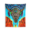 Desert Skull Cosmic Tie-Dye Wall Tapestry | JamminOn