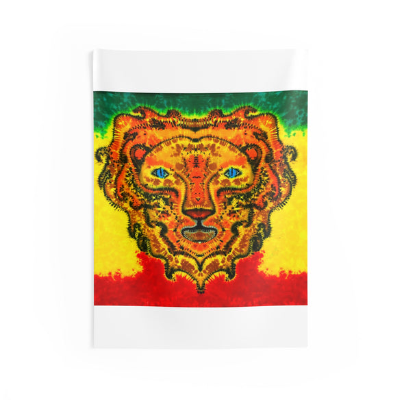 Rasta Lion Tie-Dye Wall Tapestry | JamminOn