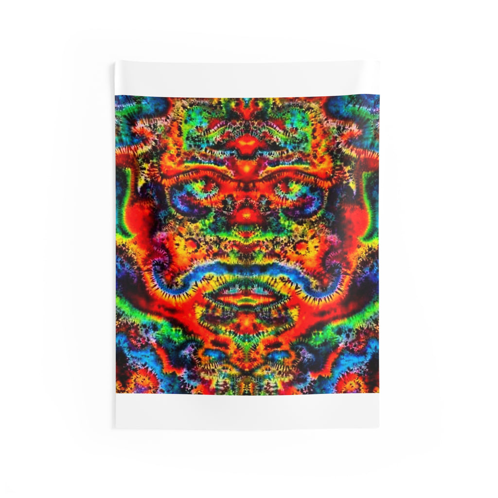 Abstract Mirror Mandala Tie-Dye Wall Tapestry | JamminOn